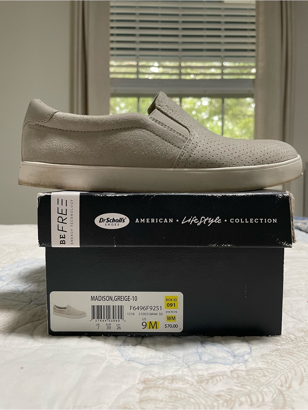 Dr. Scholl’s Grey Casual Slip-On Shoes Women’s 9